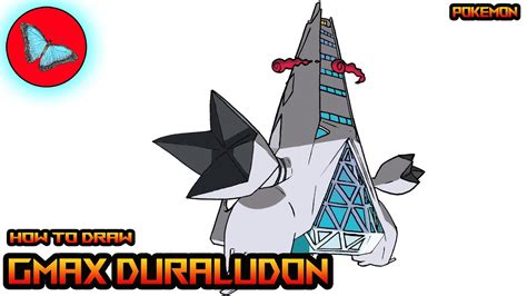 how to draw gigantamax pokemon|How to Draw Duraludon Gigantamax from Pokemon.